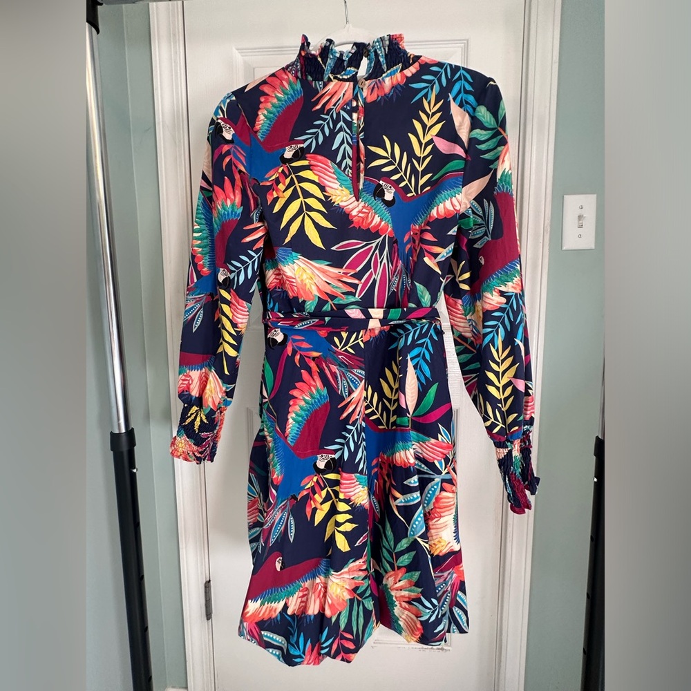 Farm Rio Aves Mini Dress - Picture 4 of 6